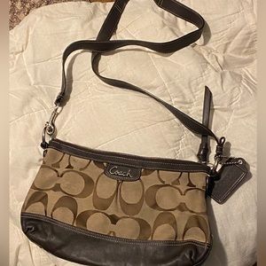Coach original- Small crossbody w/long shoulder strap